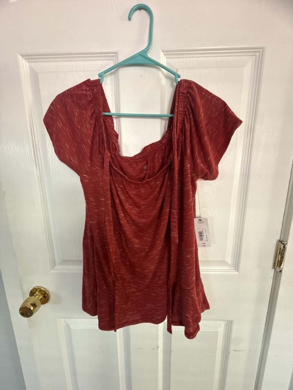 ana A New Approach Women's Off-The-Shoulder Top Size Large